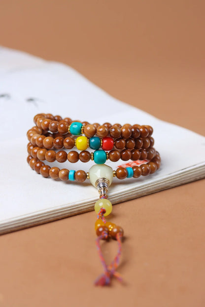 Natural Bodhi Multi-Circle Buddhist Bracelet for Men & Women