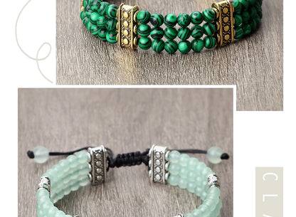 4mm虎眼石三层编织手链｜灵性护身开运手环