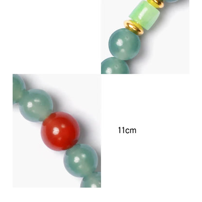Green Translucent Bead Bracelet｜Light Luxury Party Gift