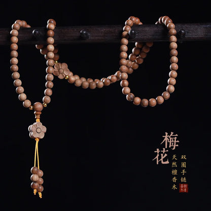 Old Sandalwood Prayer Beads Bracelet – Feng Shui Talisman