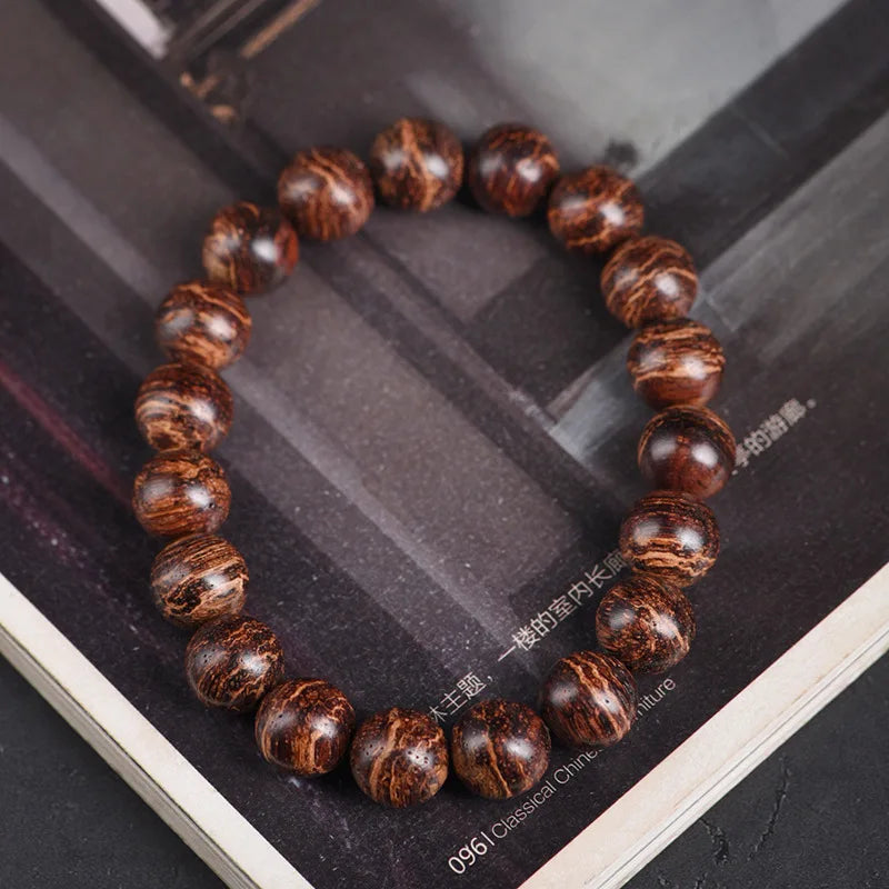 Fragrant Armor Wooden Buddha Prayer Beads Bracelet