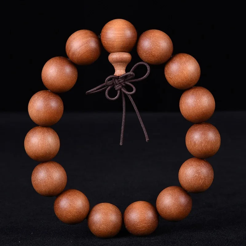 Old Mountain Lucky Sandalwood Prayer Beads Bracelet