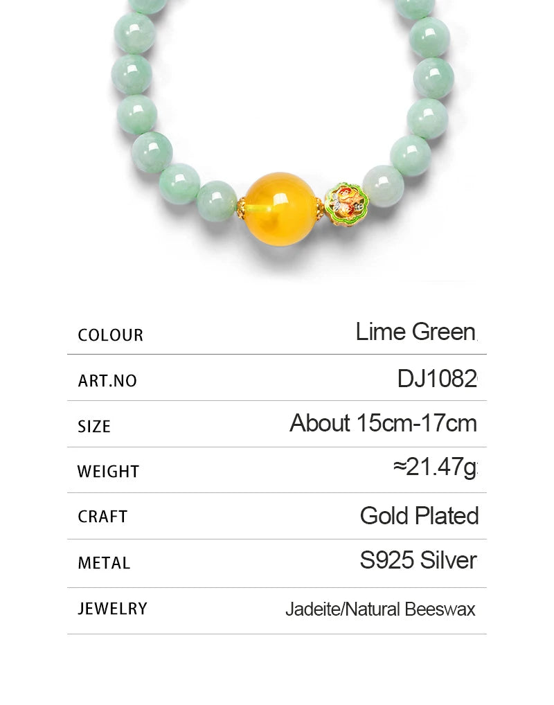 Timeless S925 18K Gold-Plated Beaded Bracelet — Statement Elegance