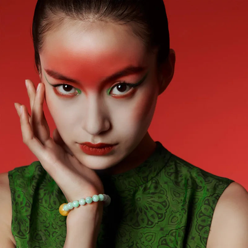 Timeless S925 18K Gold-Plated Beaded Bracelet — Statement Elegance