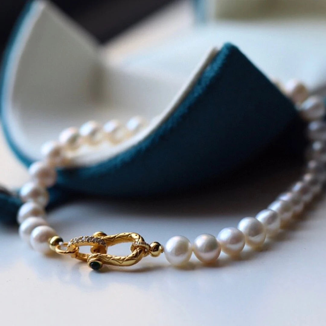 Freshwater Pearl 5-6mm Classic Beaded Bracelet — Grace & Luck