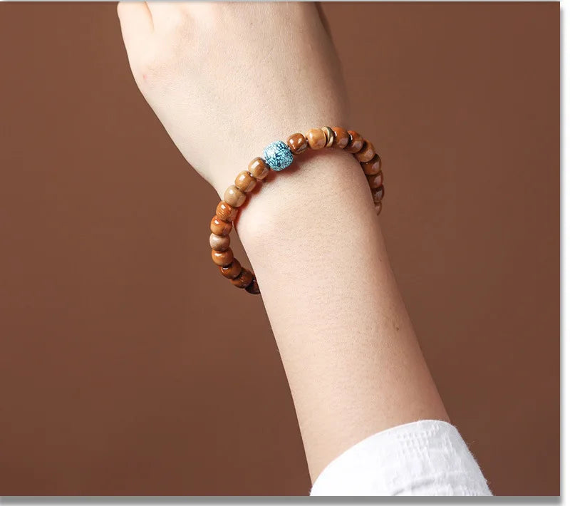 Gobi Bodhi Pearl Prayer Bracelet Desert Talisman