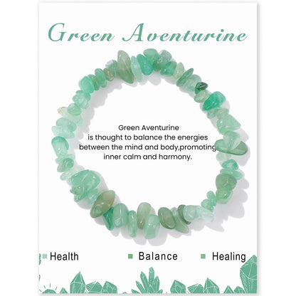 Green Aventurine Reiki Healing Bead Bracelet Unisex