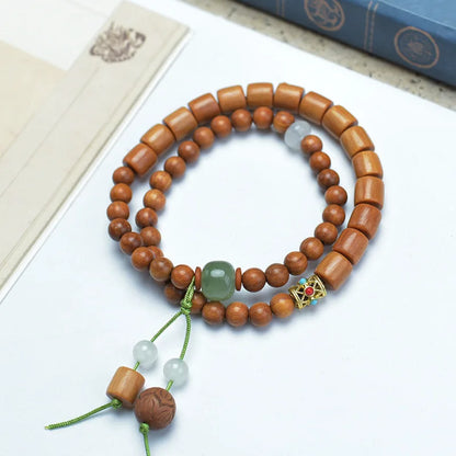 Old Sandalwood Prayer Beads Bracelet – Feng Shui Talisman