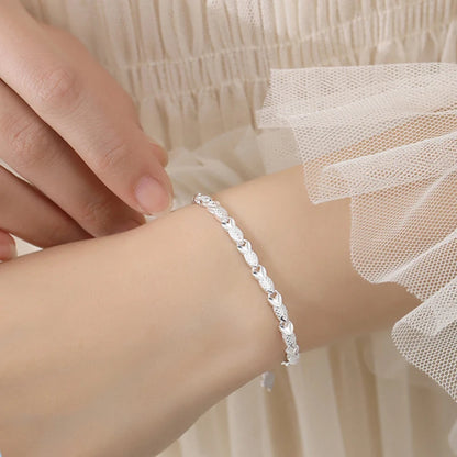 Sterling Silver Lucky Butterfly Bracelet — Vintage Feng Shui Charm