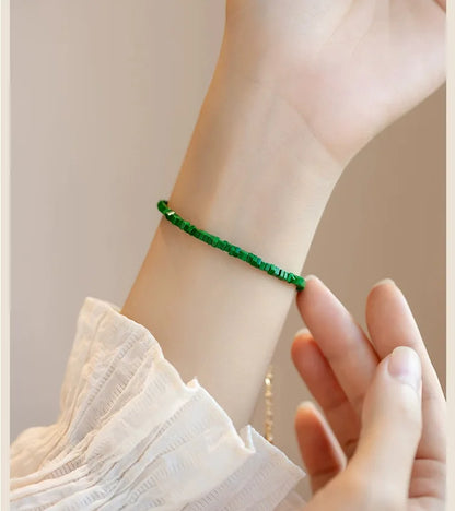 Lapis Lazuli Gem Choker — Small Stone Clavicle Necklace