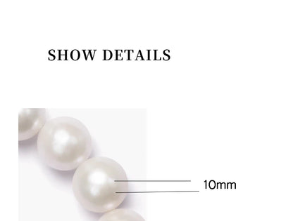 925 Sterling Silver Double Freshwater Pearl Chain Bracelet for Wedding