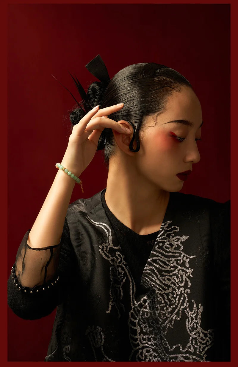 Myanmar Jade 7mm Pink Gold-Plated Bracelet – Feng Shui Charm