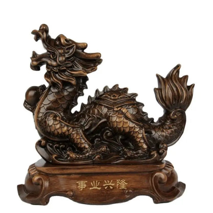风水招财虎摆件｜镇宅纳福办公桌树脂工艺装饰