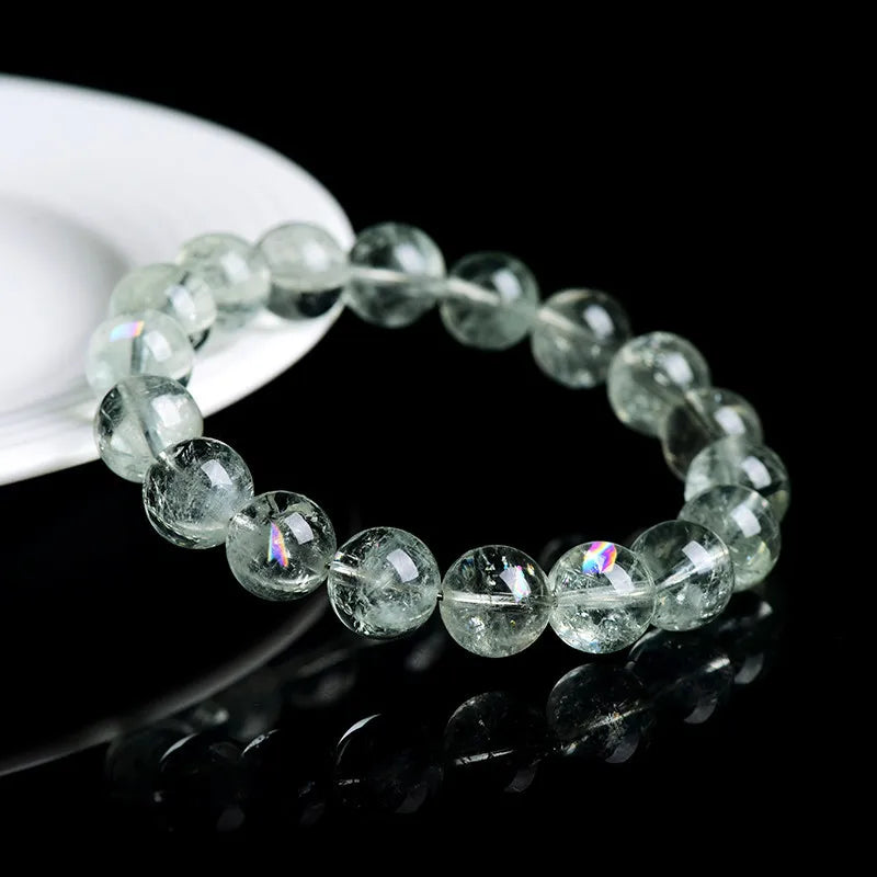 Rainbow Crystal Prosperity Bracelet | Big Crystal Wealth Beads