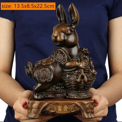 风水招财虎摆件｜镇宅纳福办公桌树脂工艺装饰