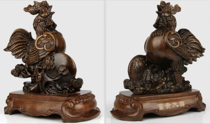 风水招财虎摆件｜镇宅纳福办公桌树脂工艺装饰