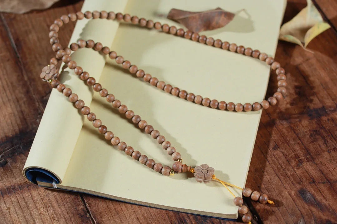 Old Sandalwood Prayer Beads Bracelet – Feng Shui Talisman