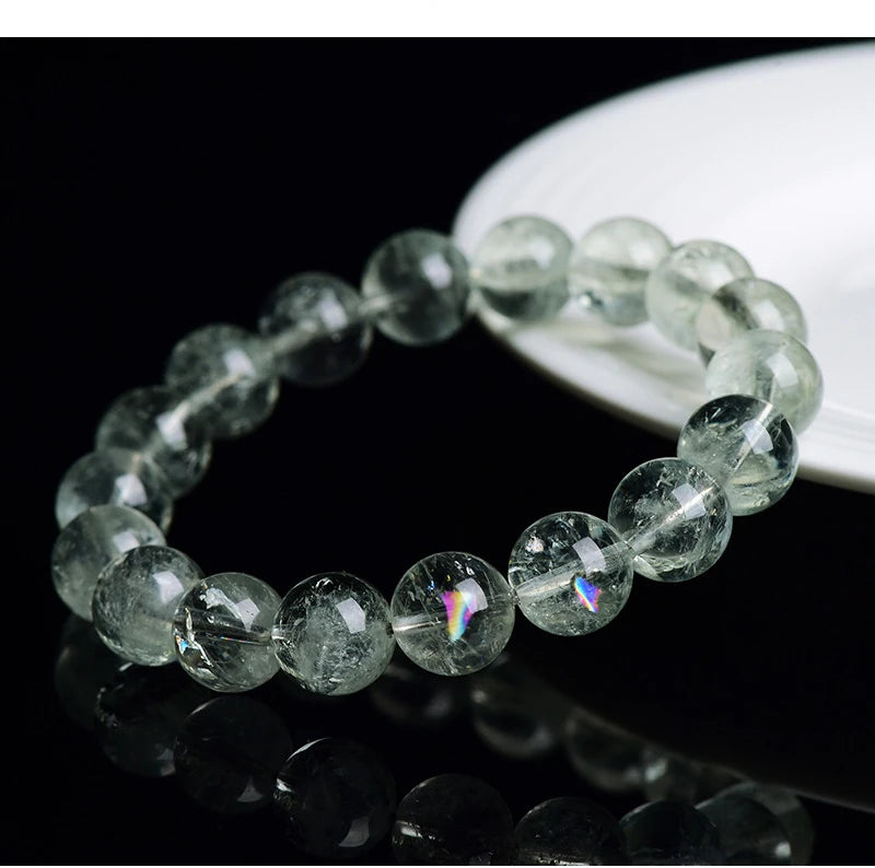 Rainbow Crystal Prosperity Bracelet | Big Crystal Wealth Beads
