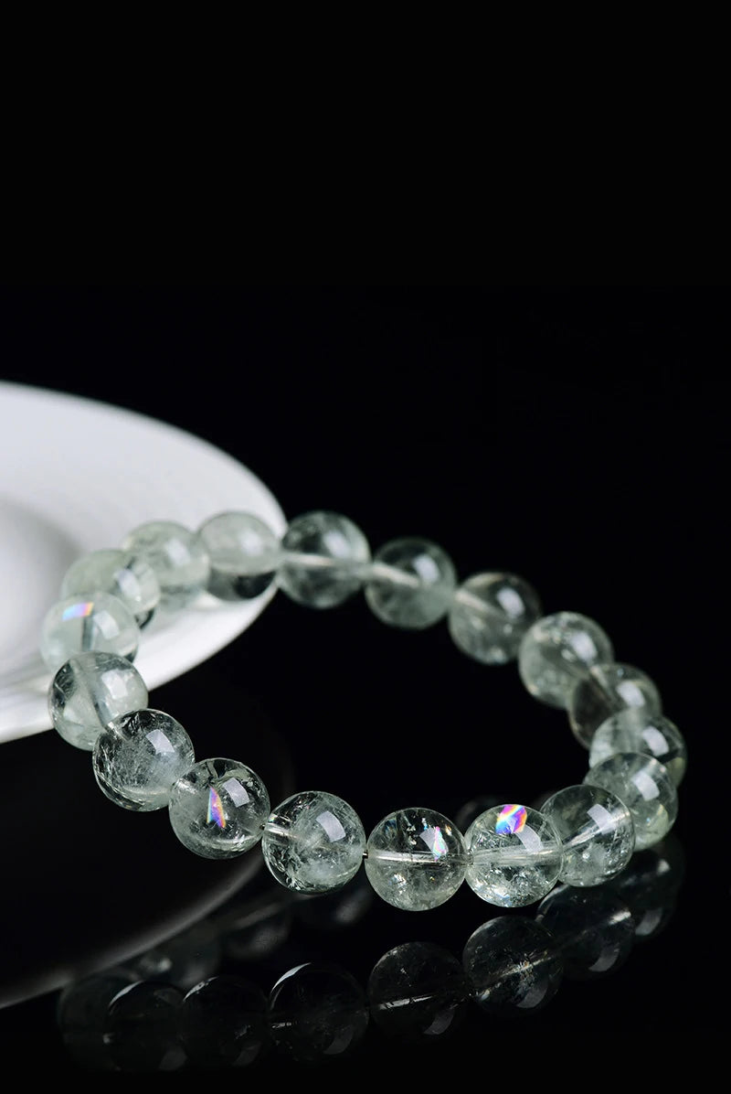 Rainbow Crystal Prosperity Bracelet | Big Crystal Wealth Beads