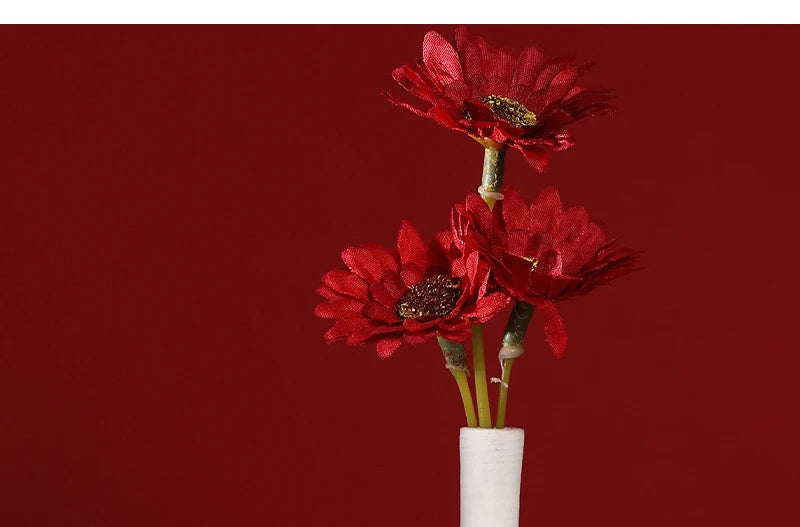 Amber & Yellow Turquoise Multi-Circle Buddha Bracelet