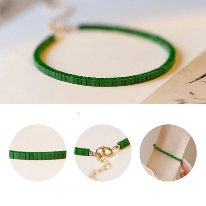 Lapis Lazuli Gem Choker — Small Stone Clavicle Necklace