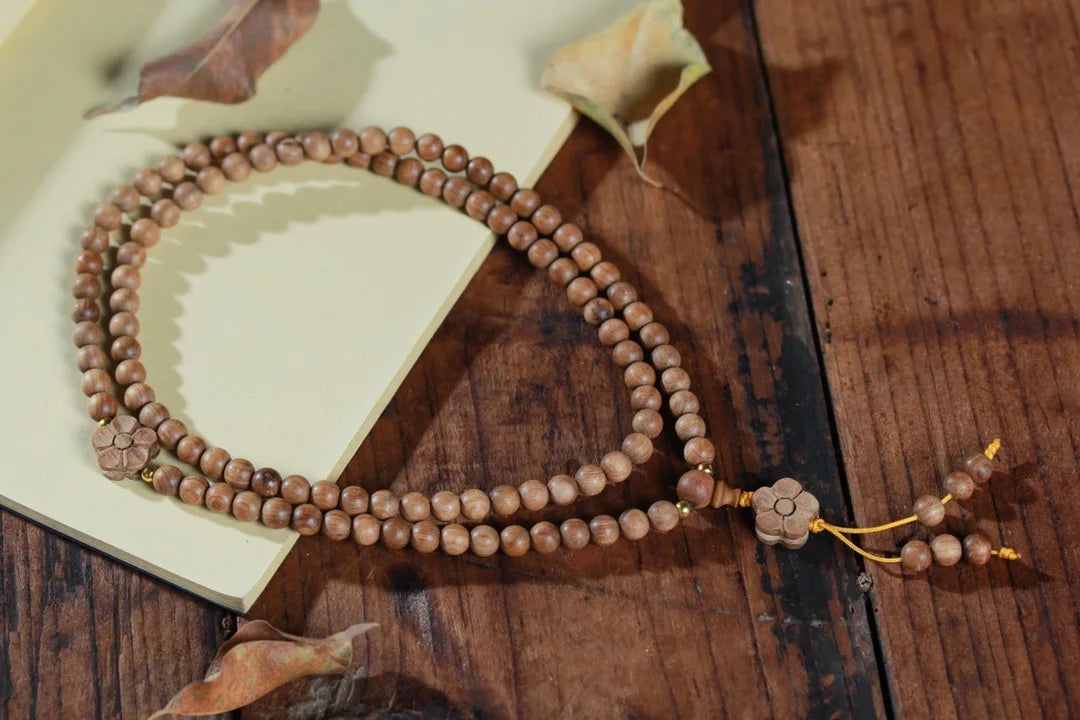 Old Sandalwood Prayer Beads Bracelet – Feng Shui Talisman