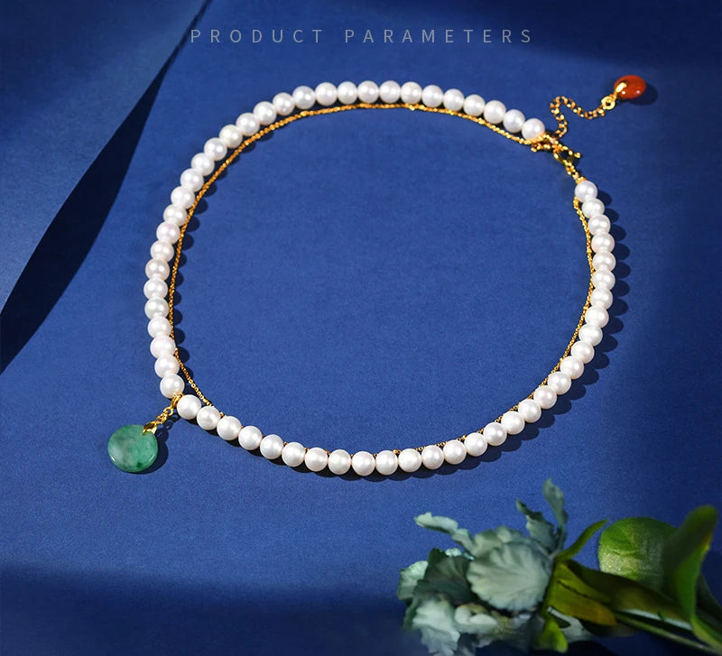 Sterling Silver Orbicular Pearl Choker — Ethnic DIY Pendant