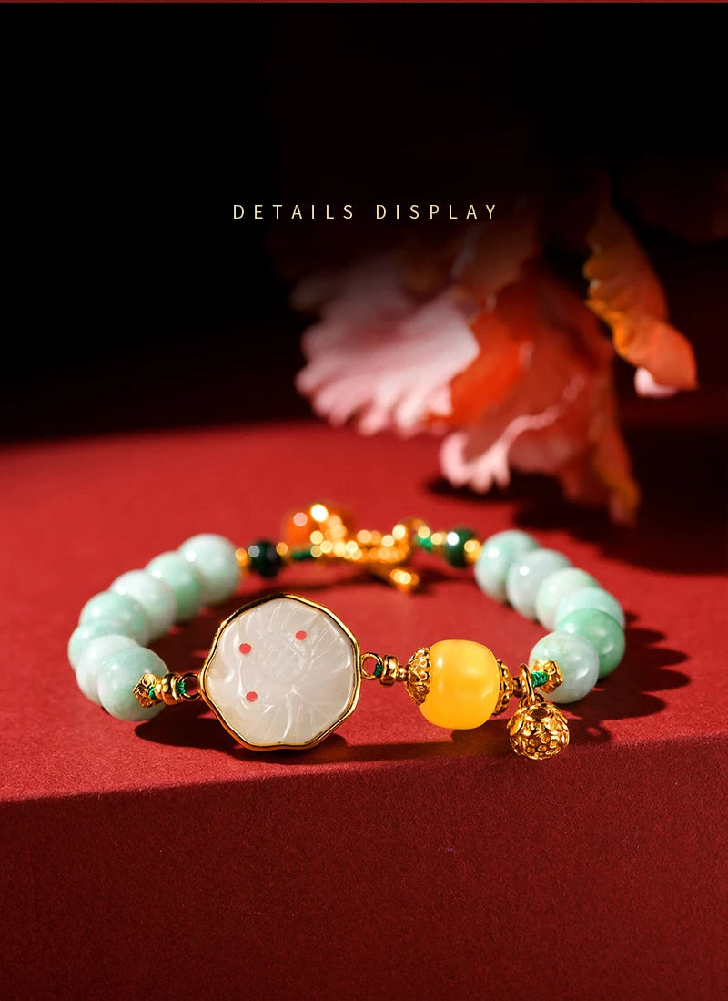 Hand-Braided White Jade Bracelet｜Adjustable Delicate Gift