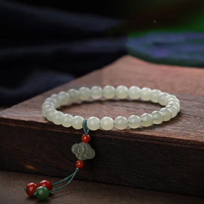 Multi‑Layer Hetian Jade & Agate Stack Bracelet — New Chinese Elegance