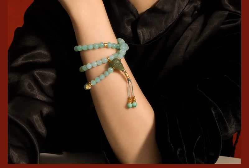 Hetian Jade Peace Buckle Bracelet — Valentine's Light Gift