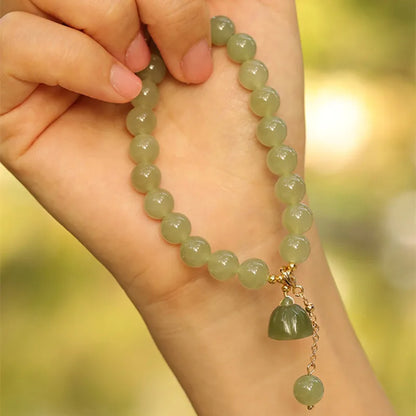 Lotus Pendant Freshwater Pearl Zircon Bracelet — Elegant Auspice