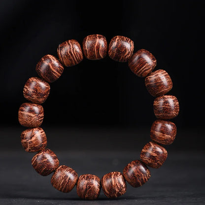 Fragrant Armor Wooden Buddha Prayer Beads Bracelet