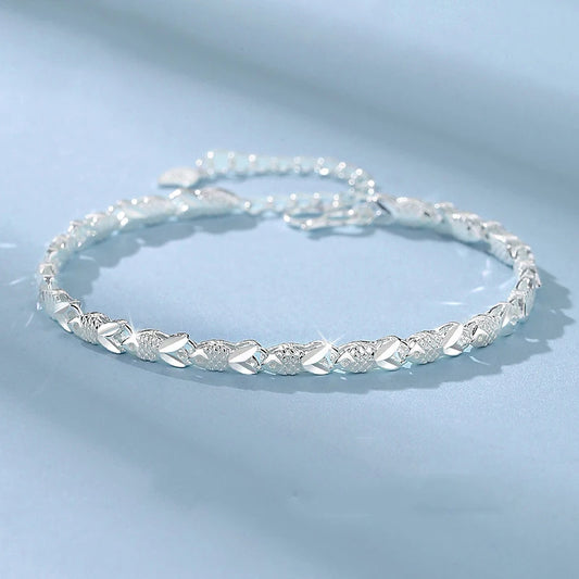 Sterling Silver Lucky Butterfly Bracelet — Vintage Feng Shui Charm