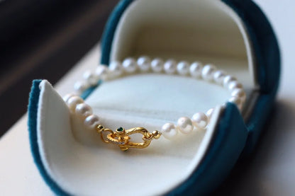 Freshwater Pearl 5-6mm Classic Beaded Bracelet — Grace & Luck