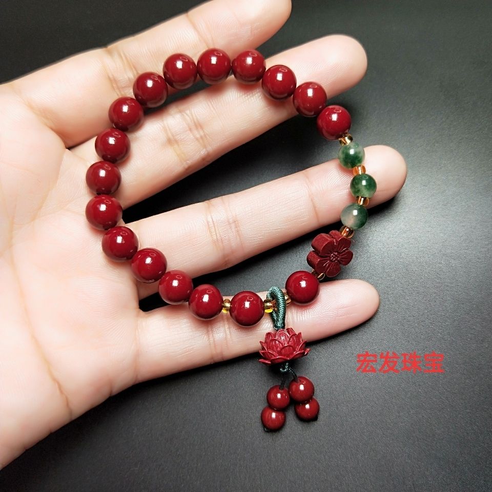 Purple Gold Sand Aventurine Bracelet｜Life Flower Talisman