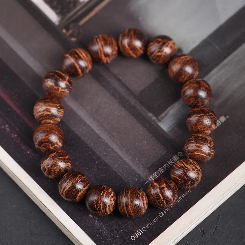 Fragrant Armor Wooden Buddha Prayer Beads Bracelet