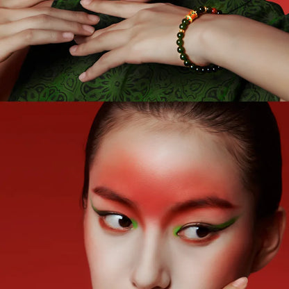 Hotan Jade & Tibetan Silver Bracelet — Light Luxury Amulet