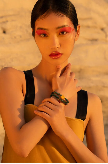 Hetian Jade Peace Buckle Bracelet — Valentine's Light Gift