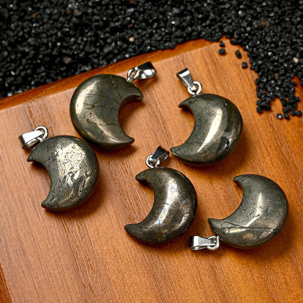 天然黄铁矿心形吊坠｜愚人金招财护主开运幸运挂件