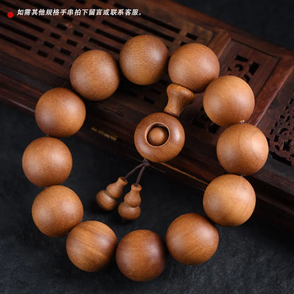 Old Mountain Lucky Sandalwood Prayer Beads Bracelet