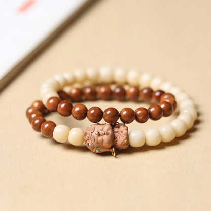 Gobi Bodhi Pearl Prayer Bracelet Desert Talisman