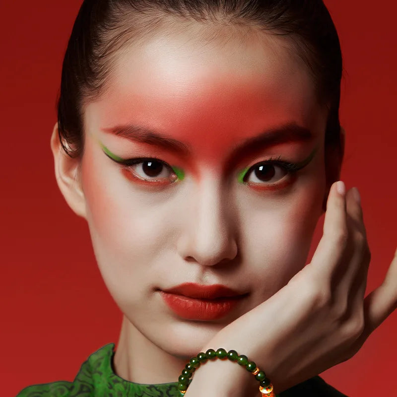 Hotan Jasper & Sterling Silver Hand-String Bracelet for Women