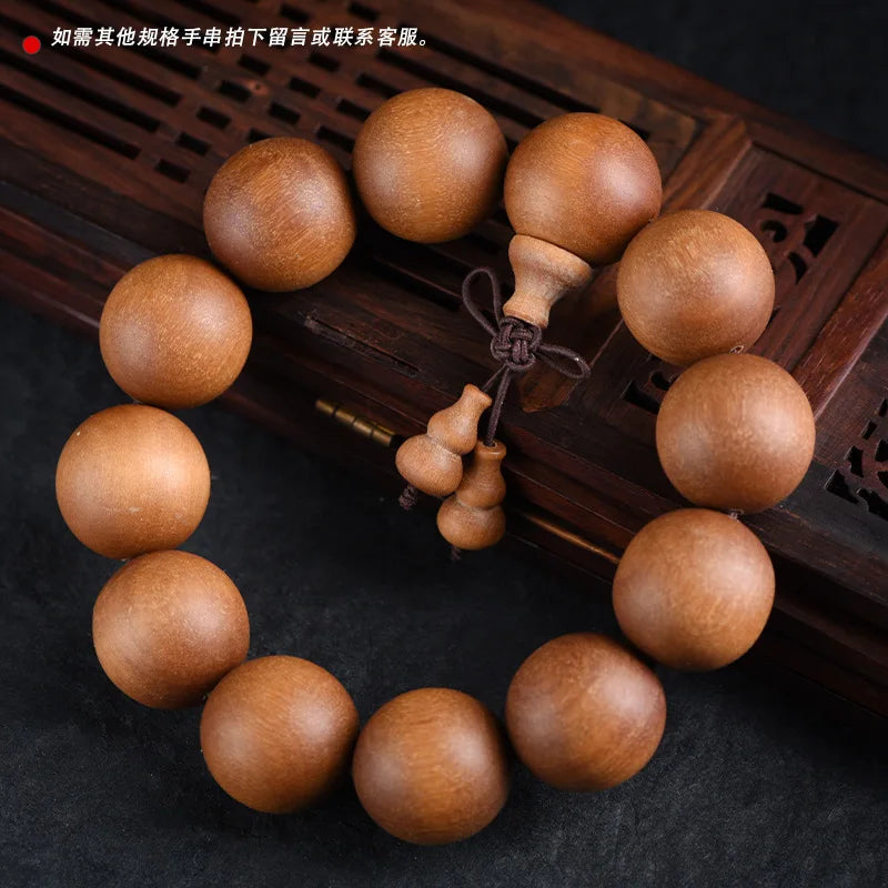 Old Mountain Lucky Sandalwood Prayer Beads Bracelet