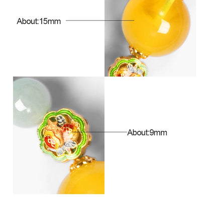 Timeless S925 18K Gold-Plated Beaded Bracelet — Statement Elegance