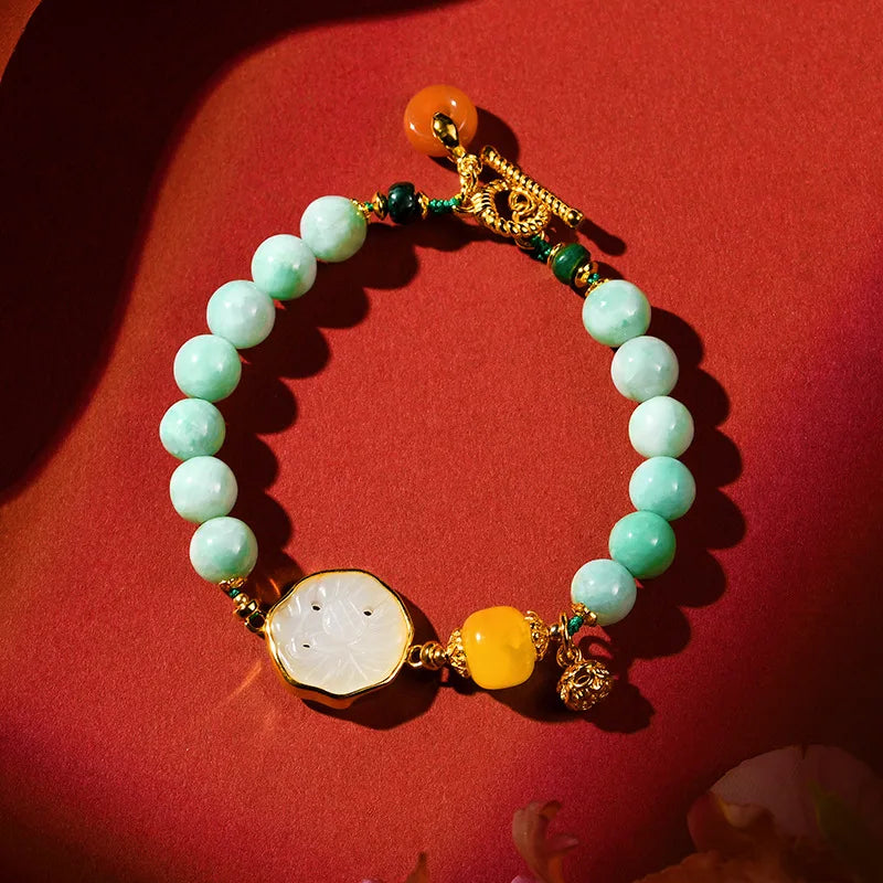 Hand-Braided White Jade Bracelet｜Adjustable Delicate Gift