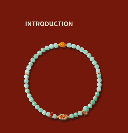 Hetian Jade Peace Buckle Bracelet — Valentine's Light Gift