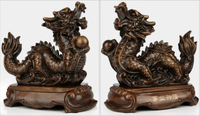 风水招财虎摆件｜镇宅纳福办公桌树脂工艺装饰