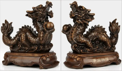 风水招财虎摆件｜镇宅纳福办公桌树脂工艺装饰