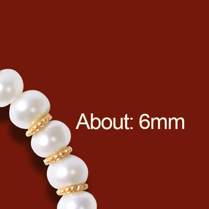 Freshwater White Pearl Hand-Strung Bracelet｜Mother's Day Gift
