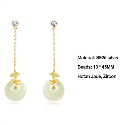 Natural Hetian Jade Carnation Bracelet — Mother's Day Gift